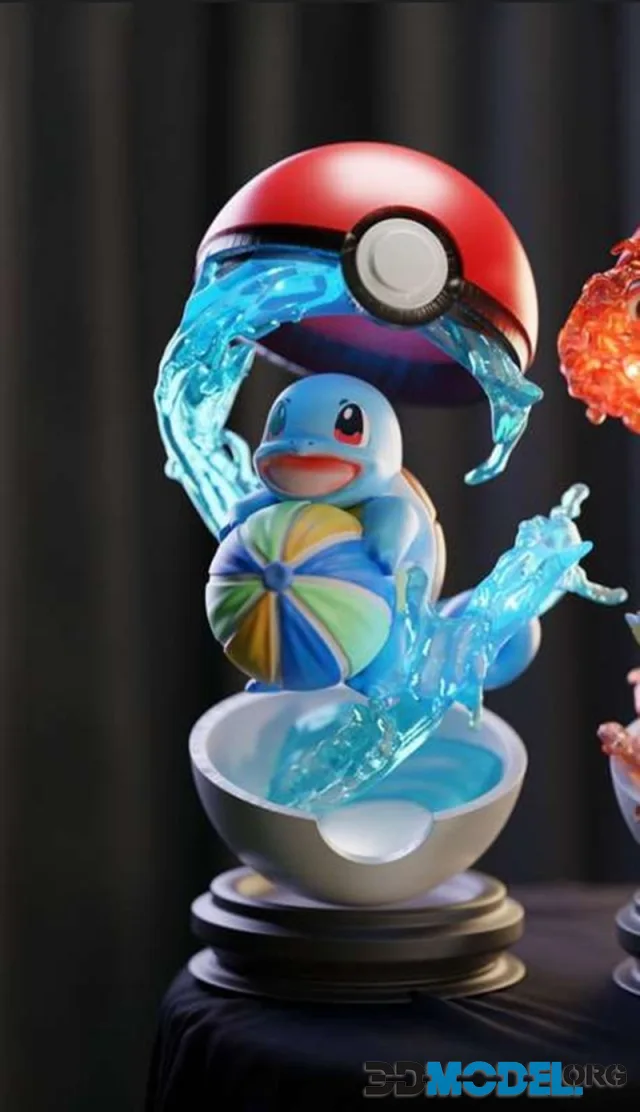 Squirtle Pokeball – Printable