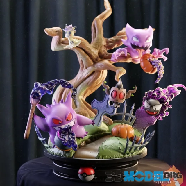 Gastly Evolution – Printable