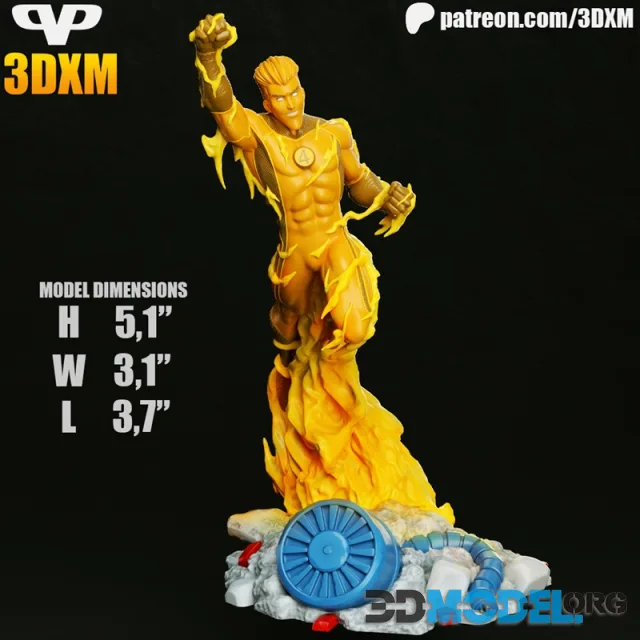 3DXM - Human Torch – Printable