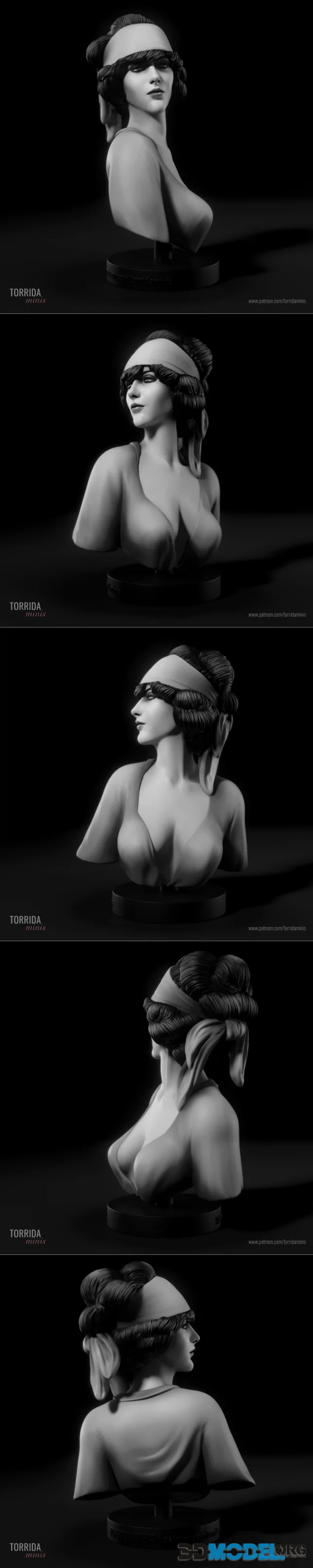 Torrida Minis - Practice Bust 5 – Printable
