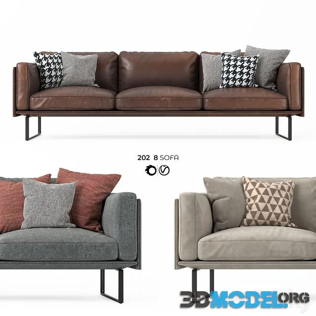 202 8 TRIPLET SOFA