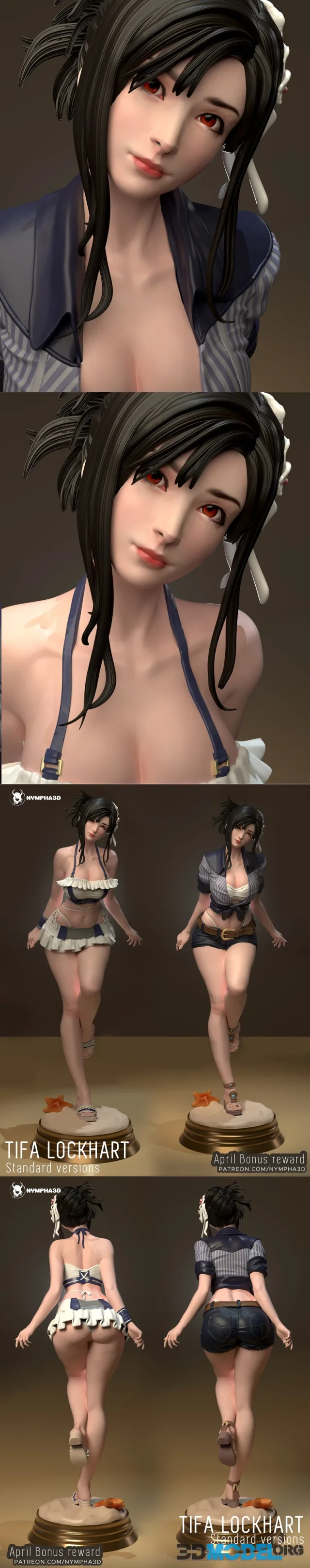 Nympha - Tifa Lockhart – Printable
