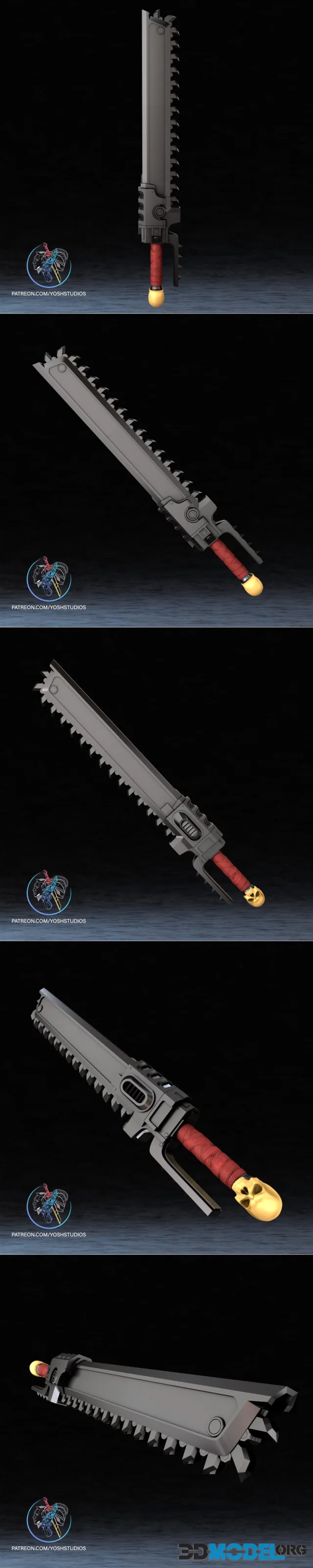 40k Chain Sword – Printable