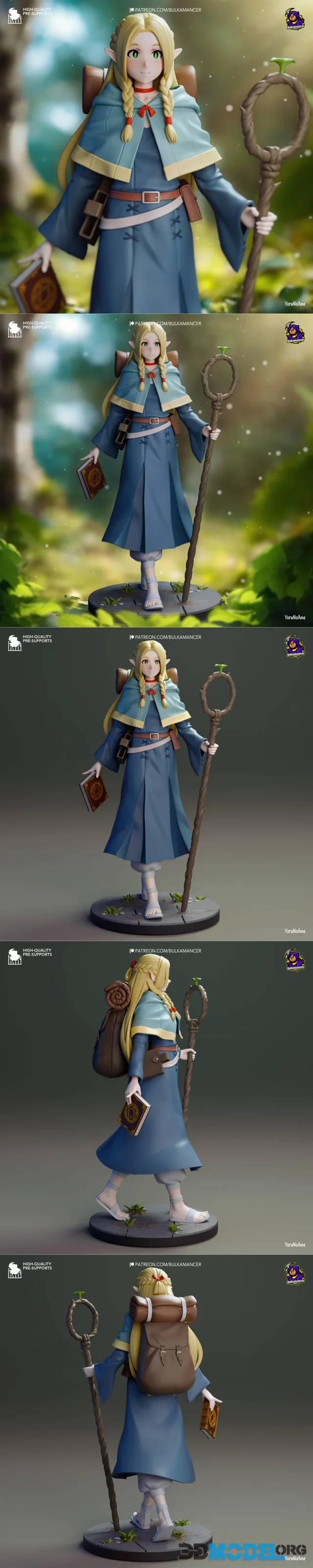 Bulkamancer Sculpts - Marcille - Delicious in Dungeon – Printable