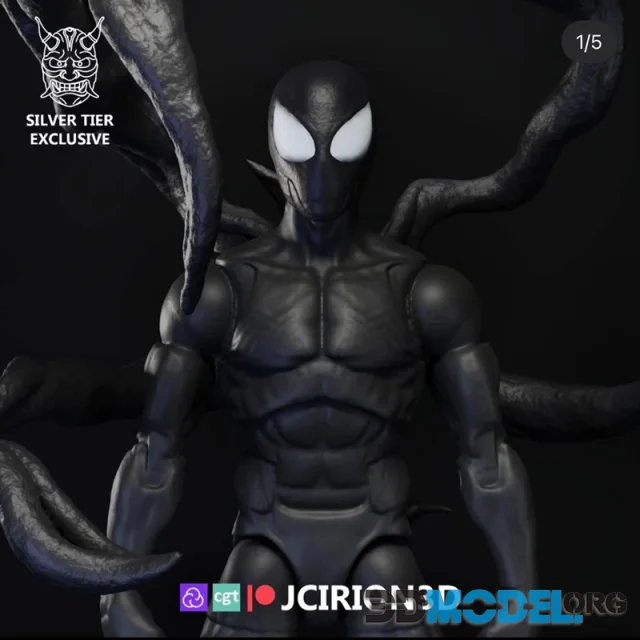Symbiote Spiderman – Printable