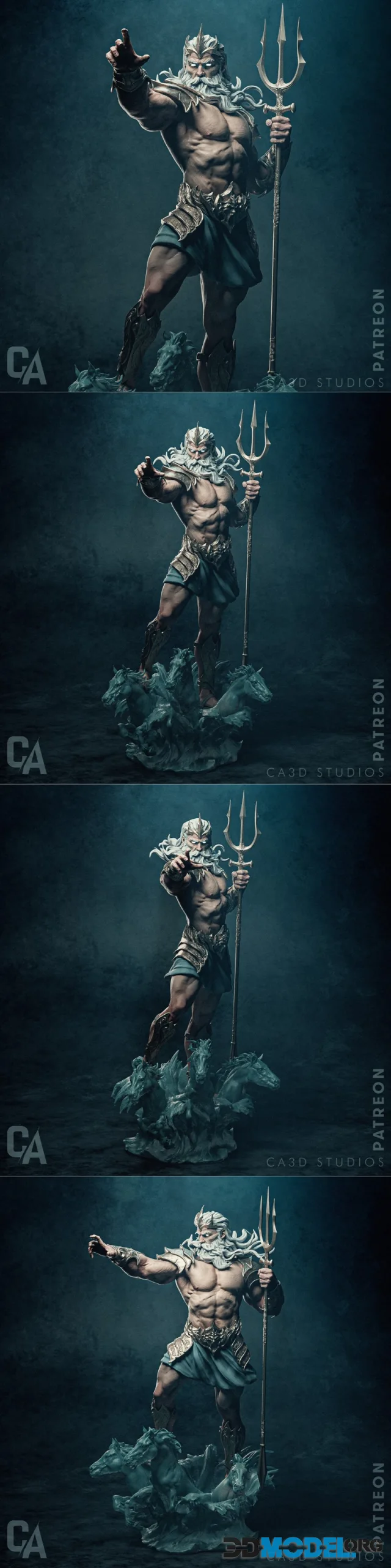 Ca 3d Studios - Poseidon – Printable
