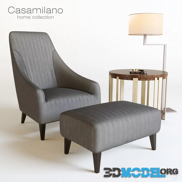 Armchair Casamilano Magenta