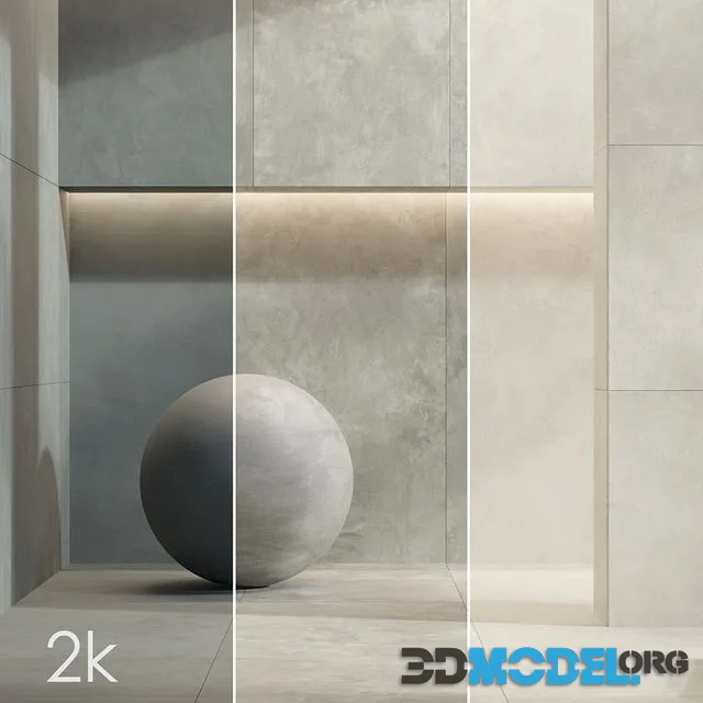 Caesar Set 33 - Concrete Porcelain Tiles BUNDLE - 3 types Grey, Black, Beige