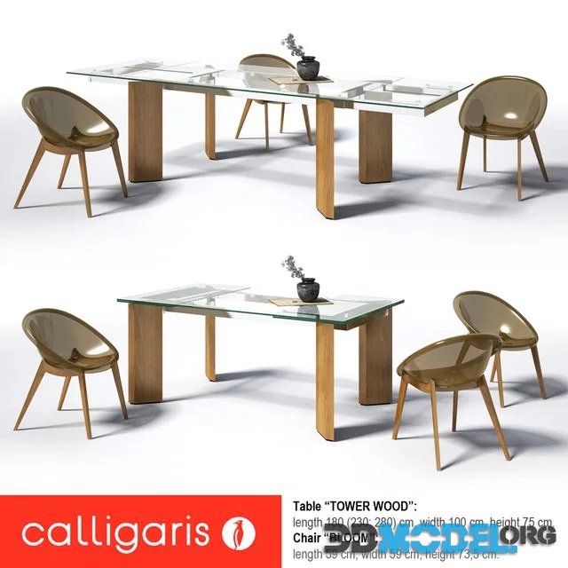 Calligaris Tower Wood, Bloom