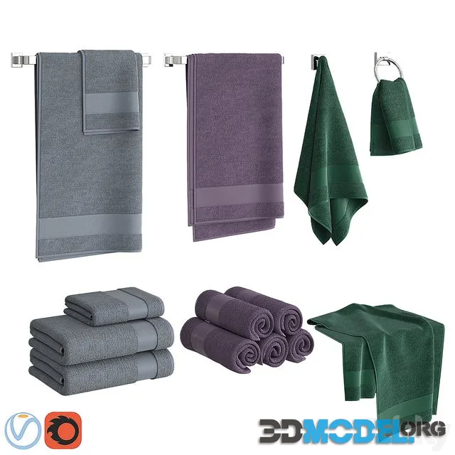 Color Towels Set