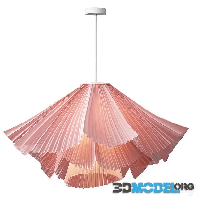 Coral Pleats Pendant Lamp
