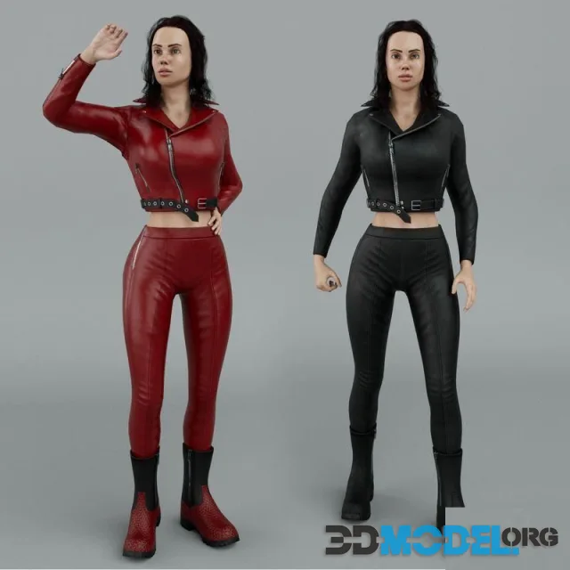 Female Rigged (PBR)