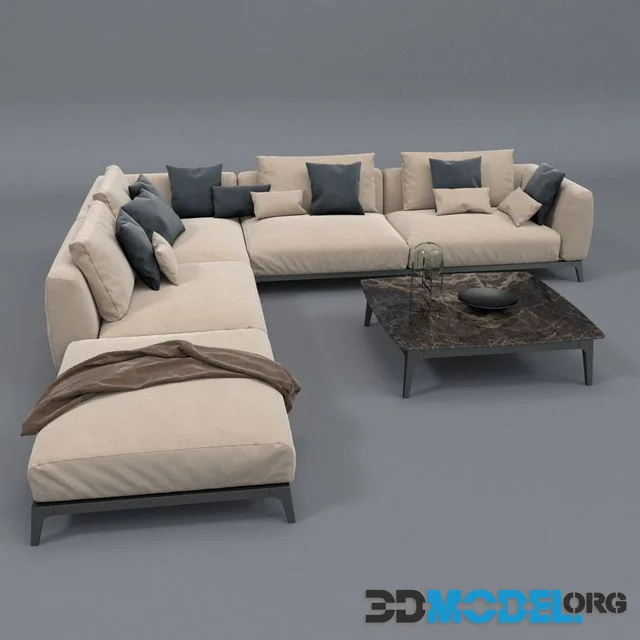 Sofa corner and coffee table