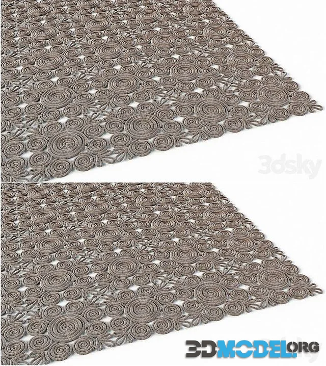 Knitted carpet