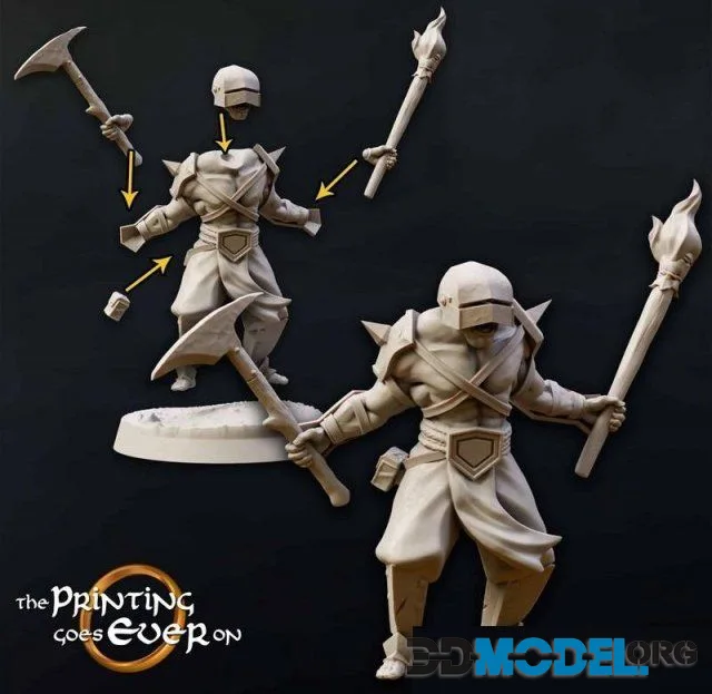 Modular Half-Orc Berserker – A