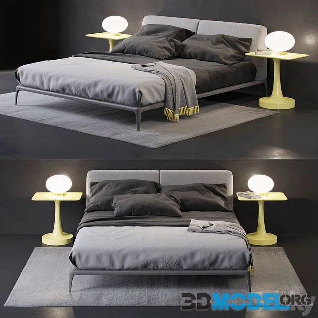 3D Model – Poliform park bed