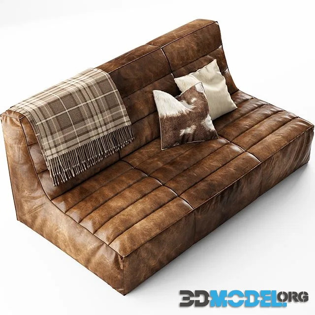 SHABBY SECTIONAL SOFA