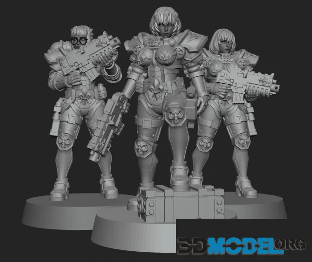 Space Nuns Anime Figurines Part 1 February 2022