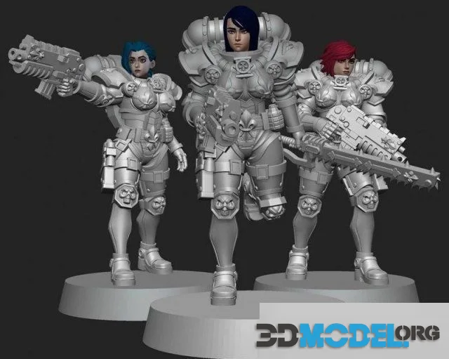 Space Nuns Anime Figurines Part 2 February 2022