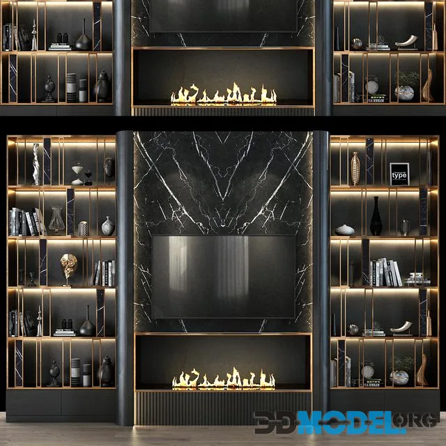TV shelf 082