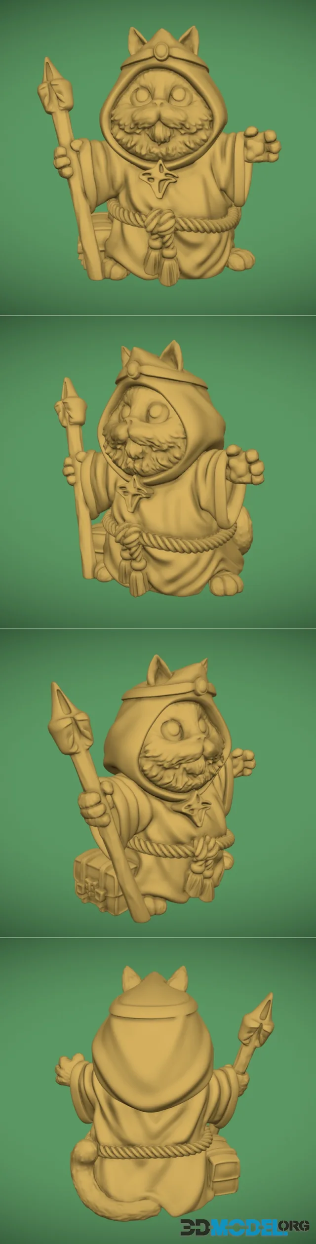 Master Wizard Cat – Printable