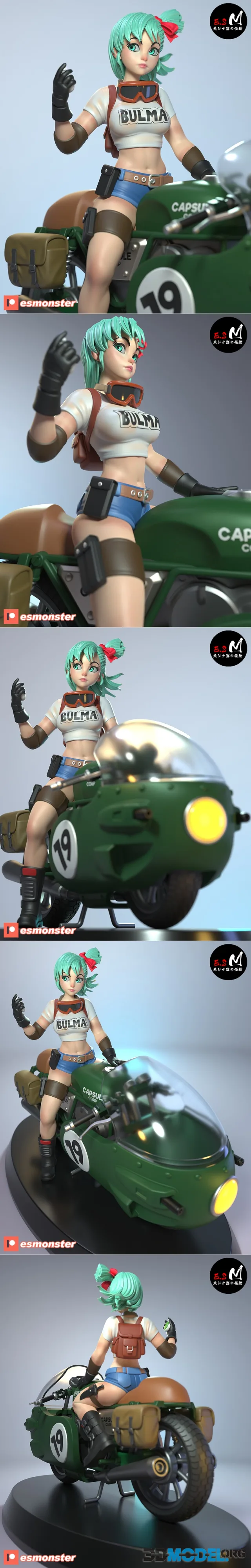 E.S Monster - Bulma v2 – Printable