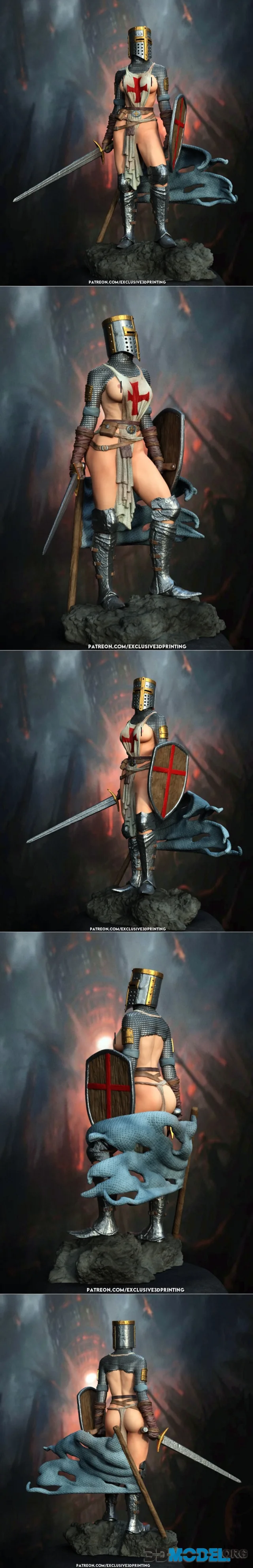 Exclusive - Templar Woman – Printable