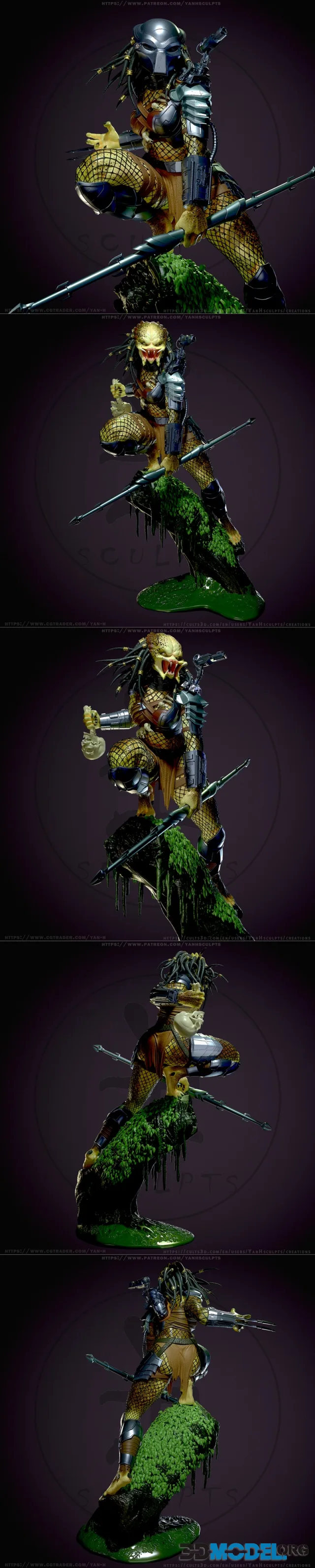 Yan-H - Female Predator – Printable