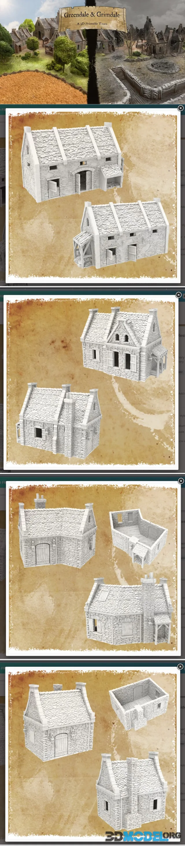 Greendale & Grimdale Town Project – Printable