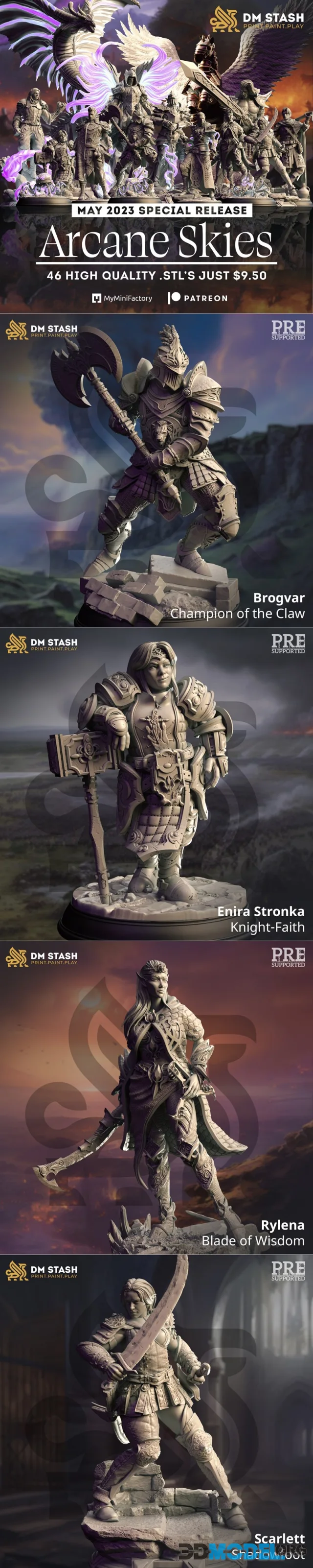 DM Stash - Arcane Skies May 2023 – Printable