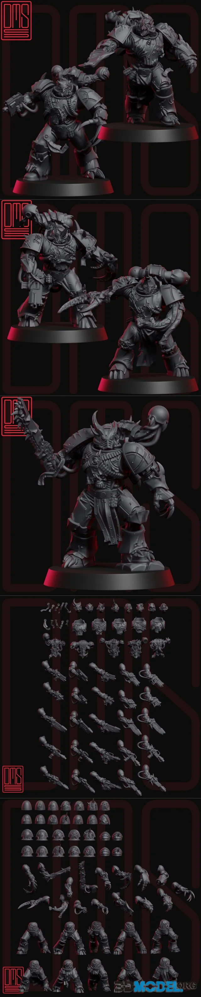Grim Visionairy ancient soldier – Printable