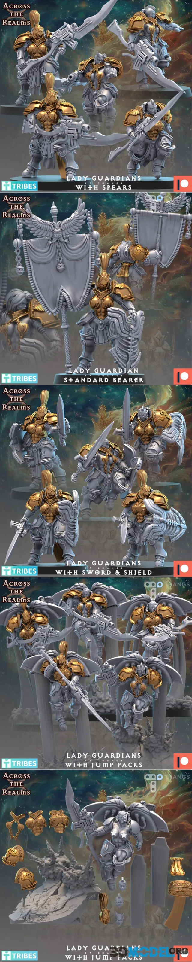 Across the Realms - Lady Guardians – Printable