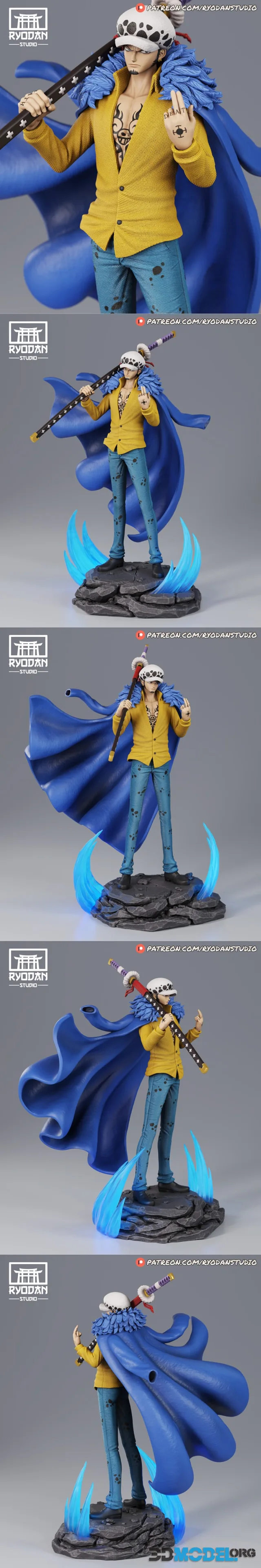 Ryodan Studio - Trafalgar D. Water Law, El Cirujano de la Muerte – Printable
