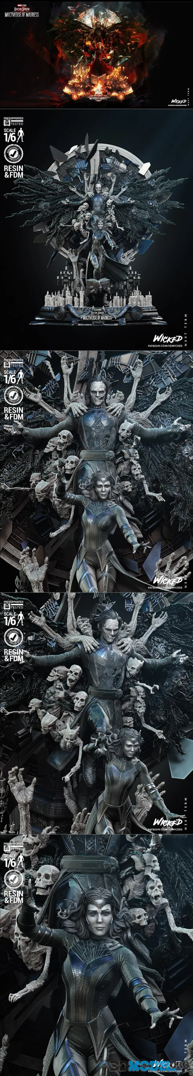 WICKED - Multiversal Of Madness Diorama – Printable