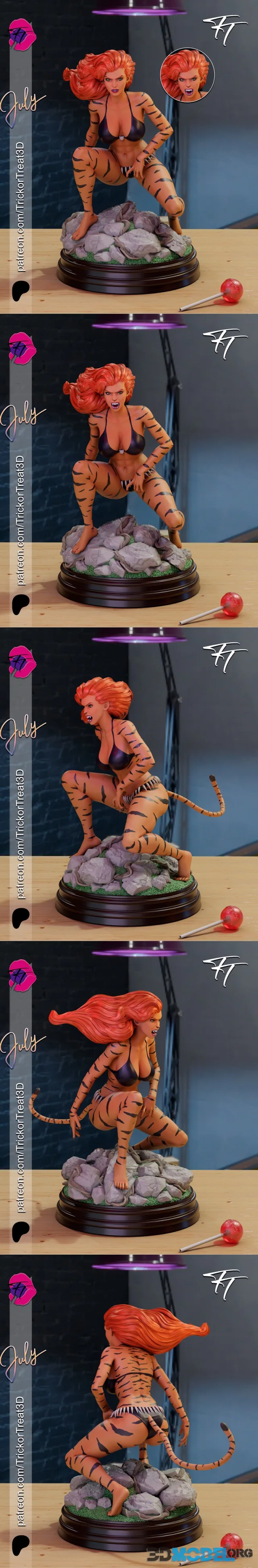 Trick or Treat - Tigra – Printable