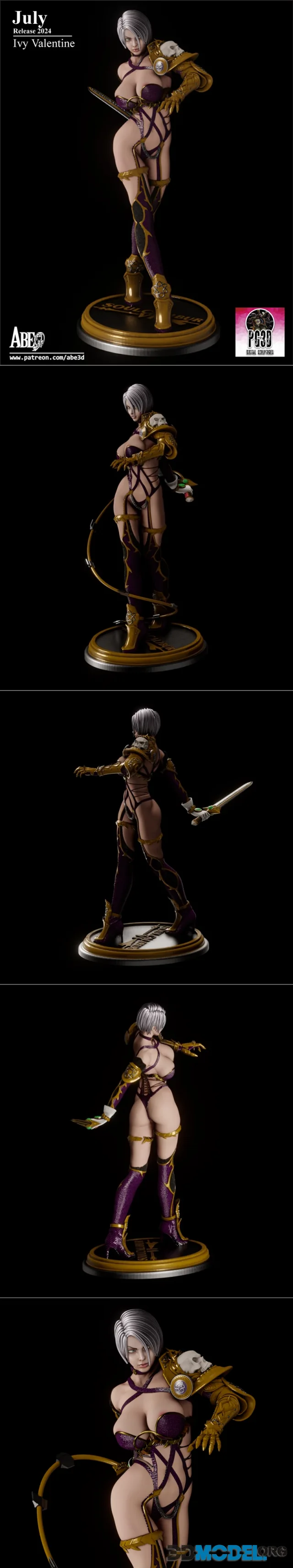 Abe3D - Ivy Valentine by PgGasta – Printable