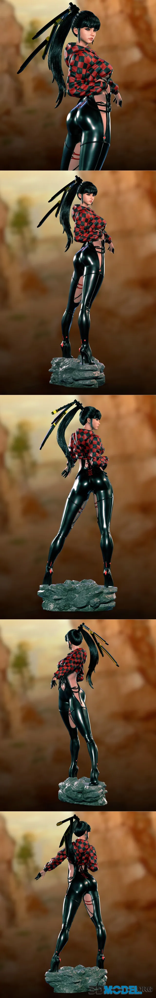 Abe3D - Eve Stellar Blade (Racer's Outfit) – Printable