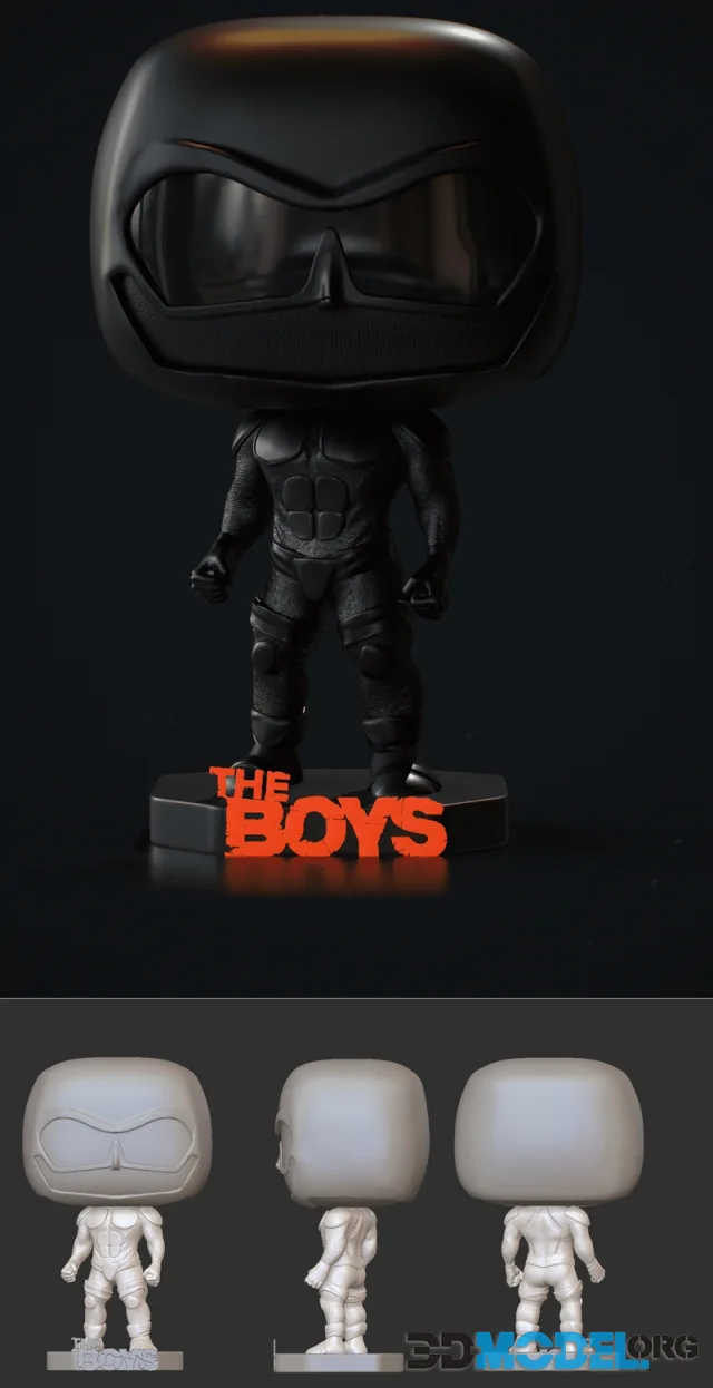 Black Noir The Boys Funko Pop Custom – Printable