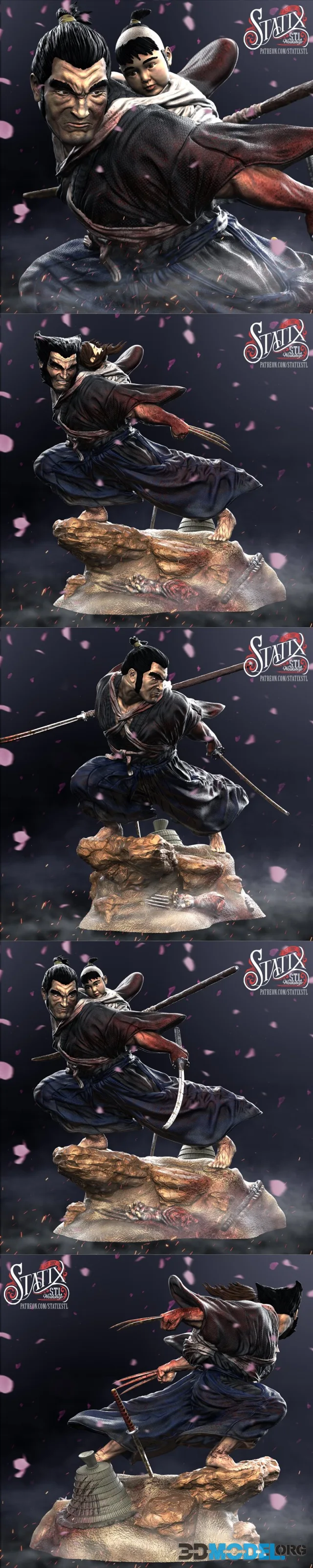 Statix - Wolf & Cub – Printable
