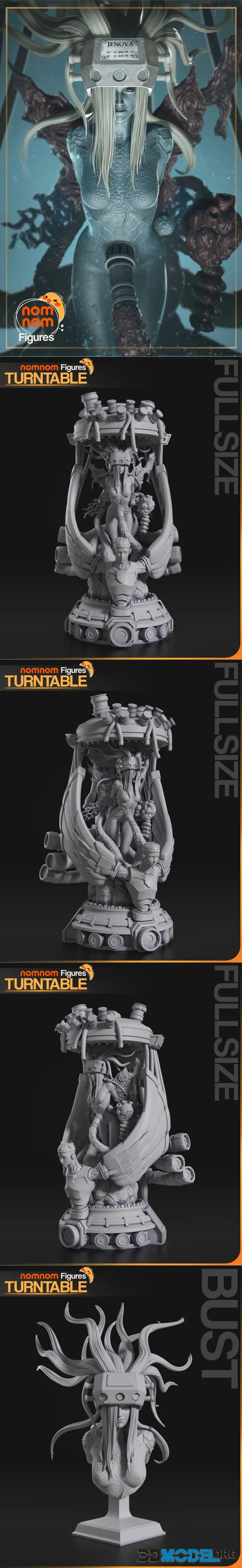 Nomnom Figures - Jenova from Final Fantasy 7 – Printable