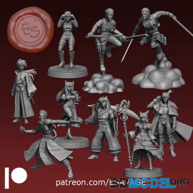 Kingdom Hearts Miniatures – Printable