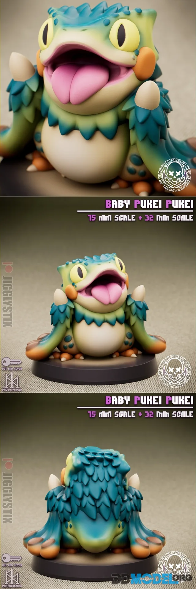 Jigglystix - Baby Pukei – Printable