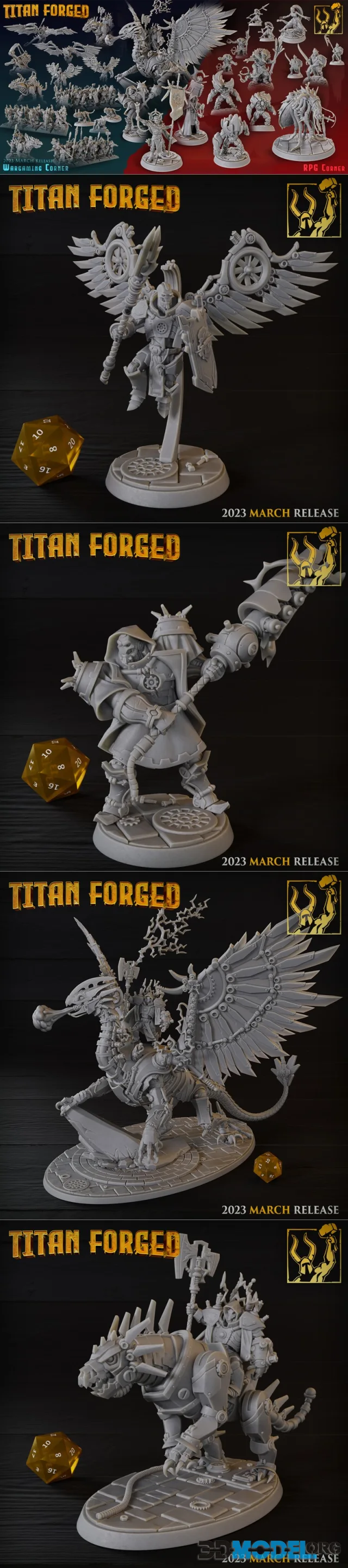 Titan Forge Miniatures March 2023 – Printable