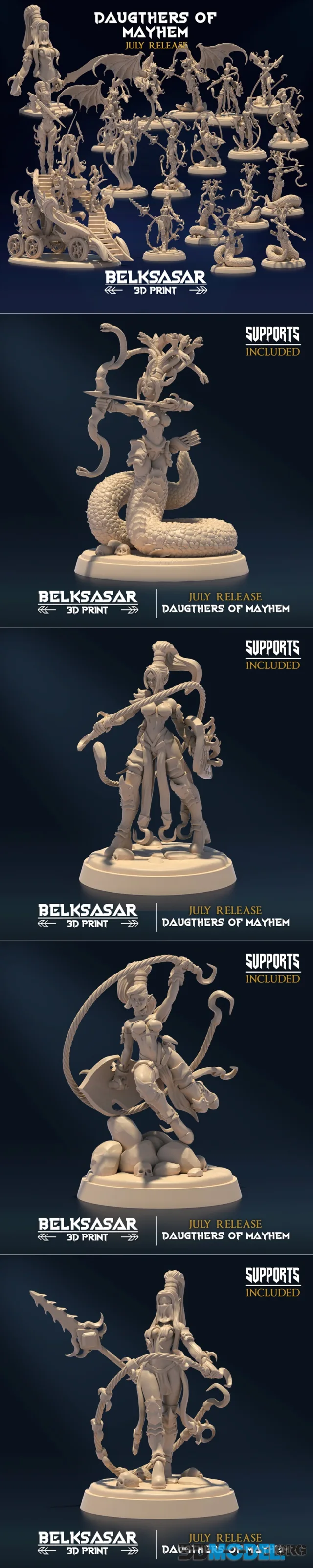 Belksasar - Daugthers of Mayhem - Knight – Printable