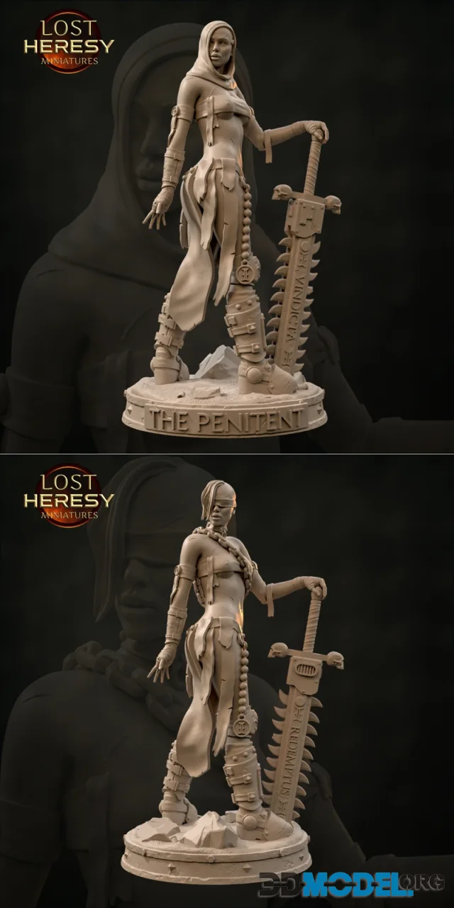 Lost Heresy Miniatures - The Penitent – Printable
