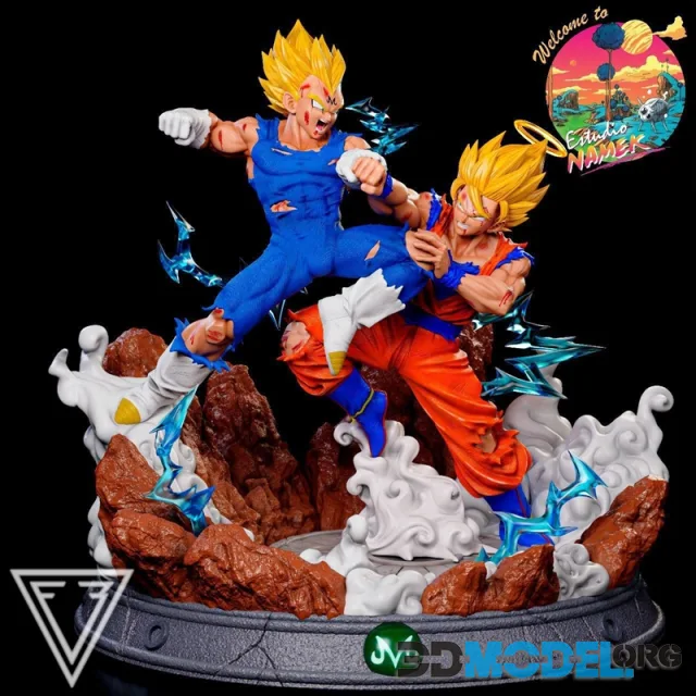 Namek Studio - Vegeta vs Goku – Printable