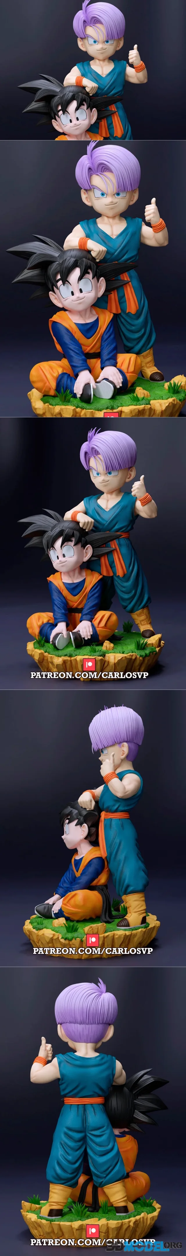Carlos VP - Goten & Trunks Diorama – Printable