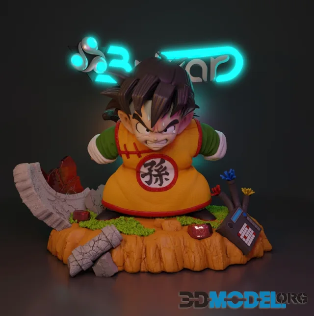 Shadow Studio - Kid Gohan – Printable