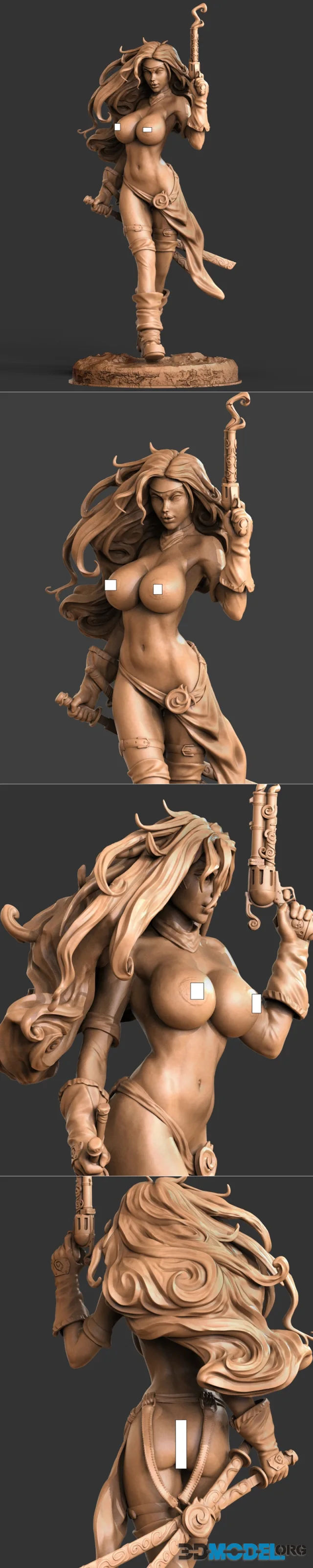 Ca 3d Studios - Red Monika NSFW Version – Printable