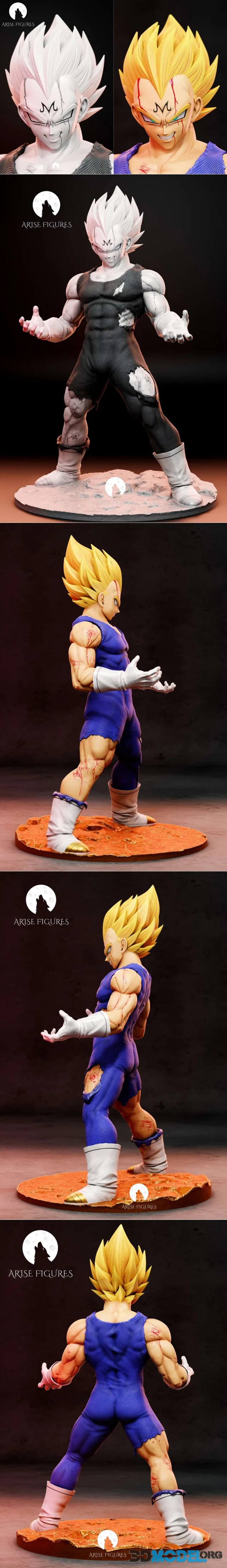 Majin Vegeta - Arise Figures – Printable
